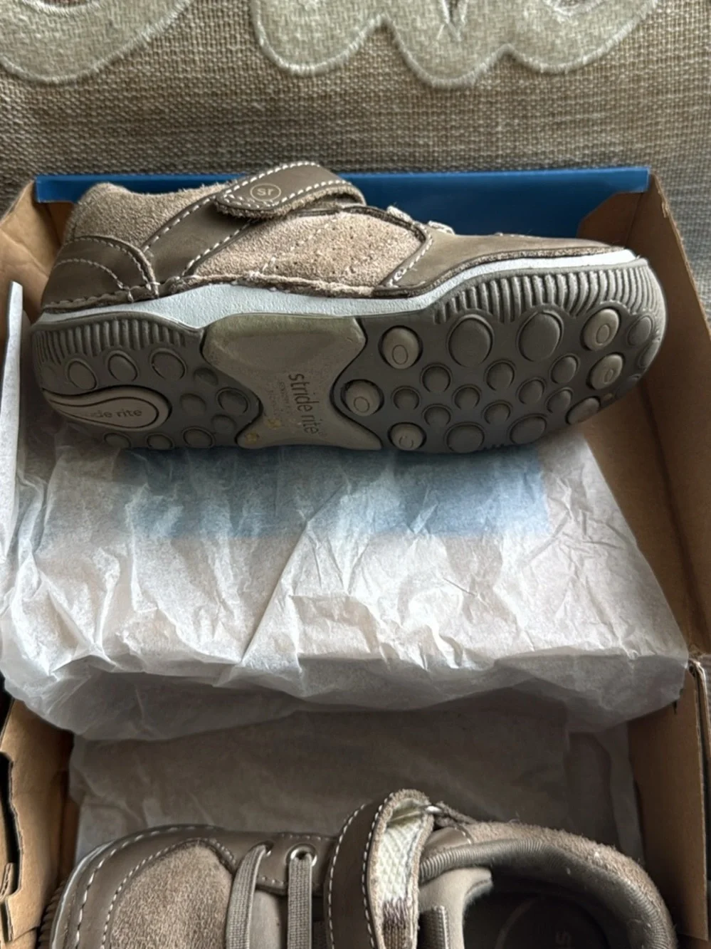Stride Rite Brown Toddler Hook-and-Loop Sneaker